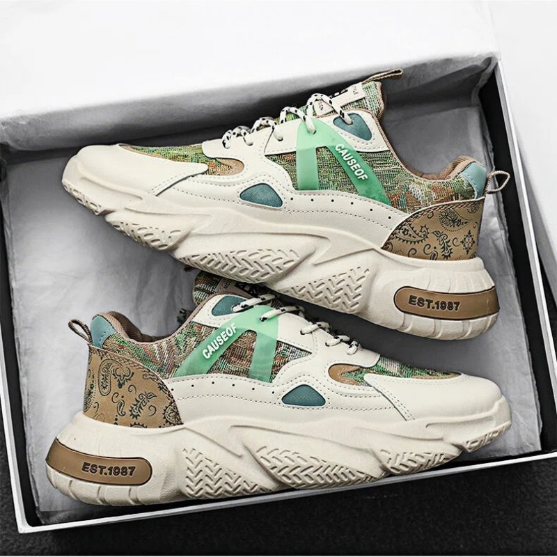 Trail Mix - Zapatos para Hombre, Punta Ancha, Estilo