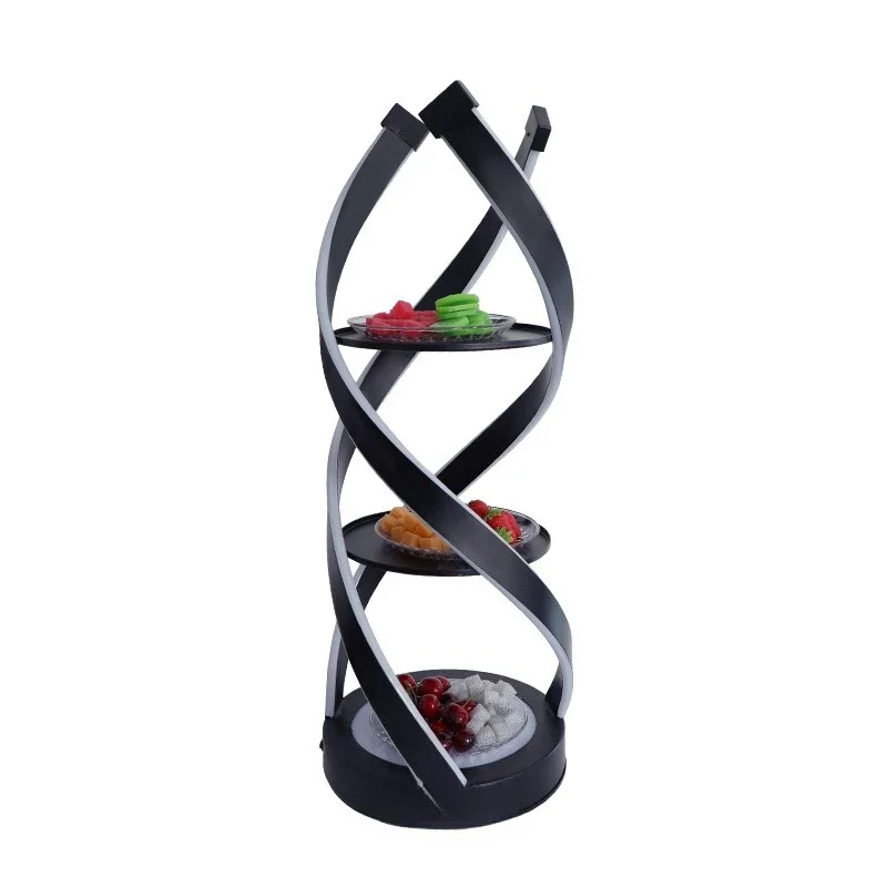 Seaweed Snack - Estante luminoso en espiral de tres
