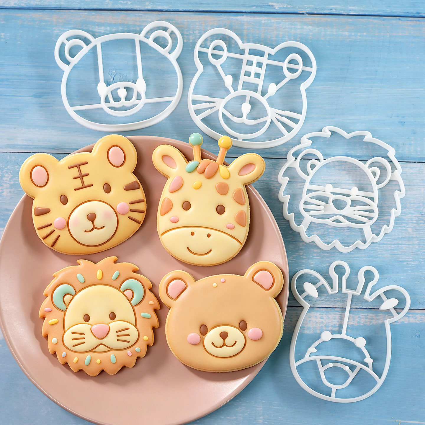 Cookies Pack - Juego de 4 Cortadores de Galletas