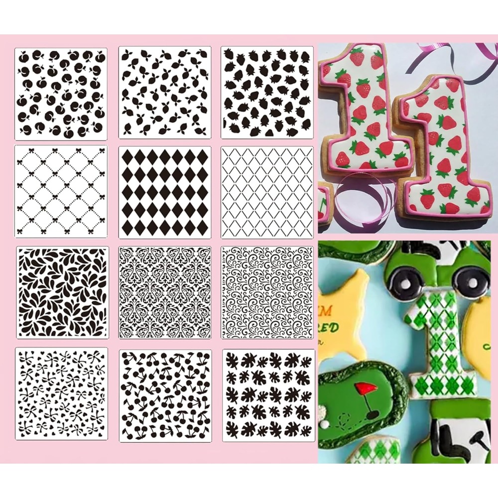 Juego de 12 Plantillas para Ga - Cookies Pack reseña y precio