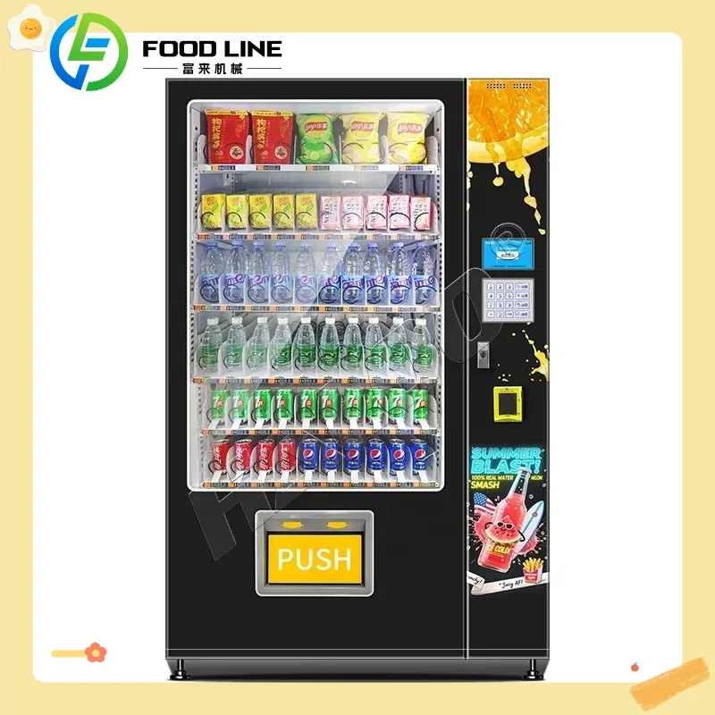 Máquina Expendedora Combinada  - Food Snacks Drinks reseña y precio