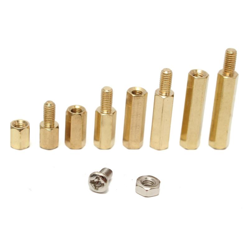 120 Uds M3 macho hembra latón  - Nuts Mix reseña y precio