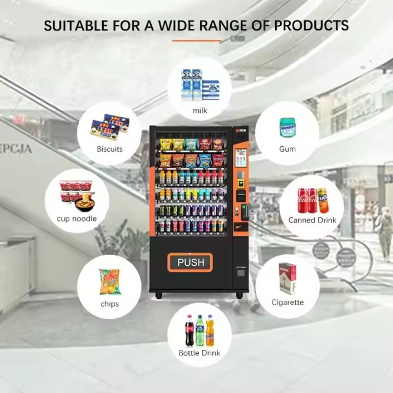 Máquina Expendedora Inteligent - Food Snacks Drinks reseña y precio