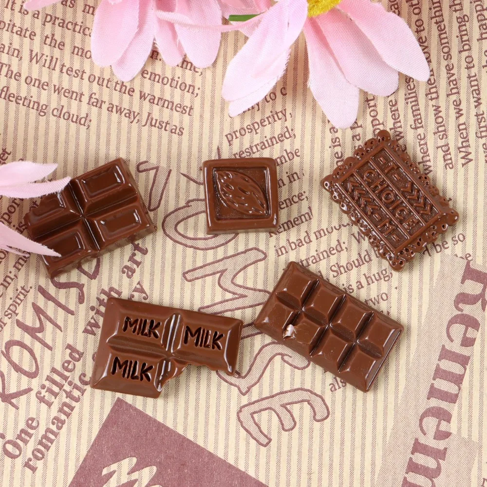 10 Uds. De resina Kawaii, simu - Chocolate Snack reseña y precio
