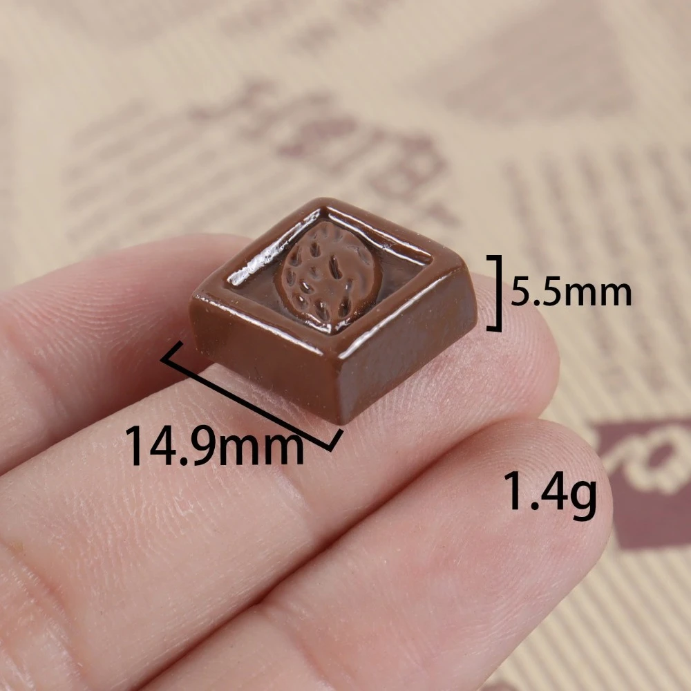 10 Uds. De resina Kawaii, simu - Chocolate Snack reseña y precio