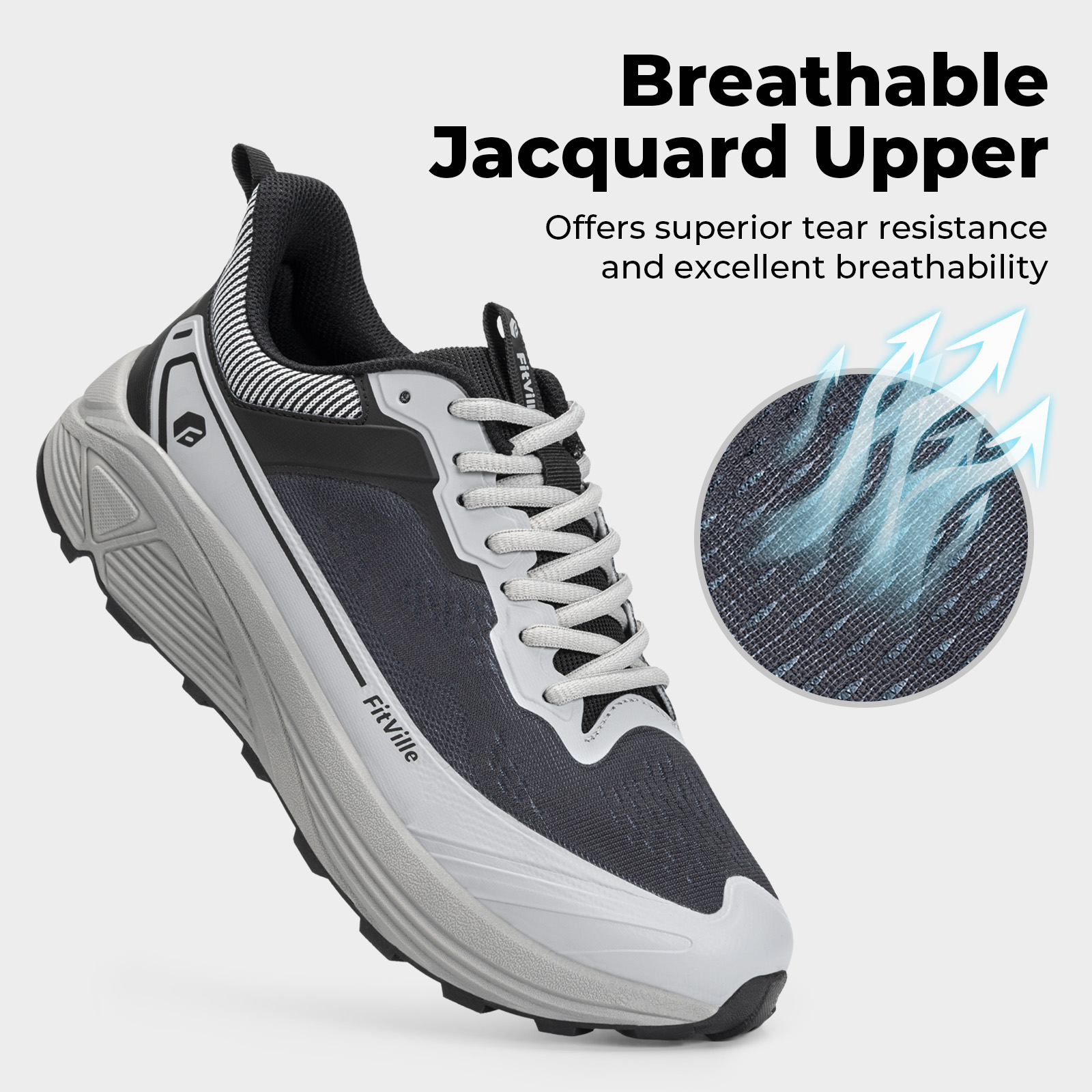 Zapatillas Deportivas Anchas F - Trail Mix reseña y precio