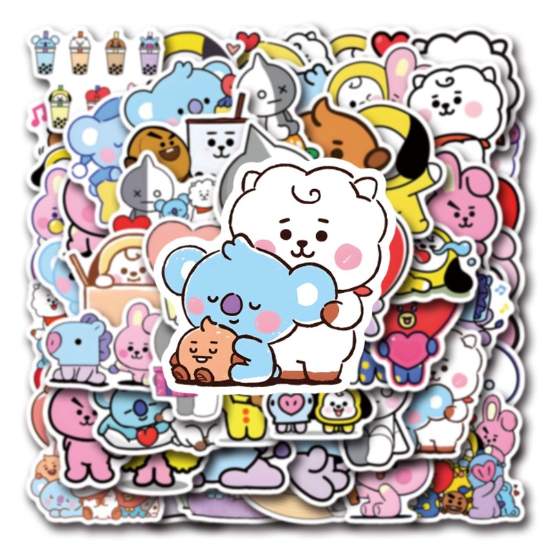 55/110PCS BT21 Chimmy Cooky ko - Cookies Pack reseña y precio
